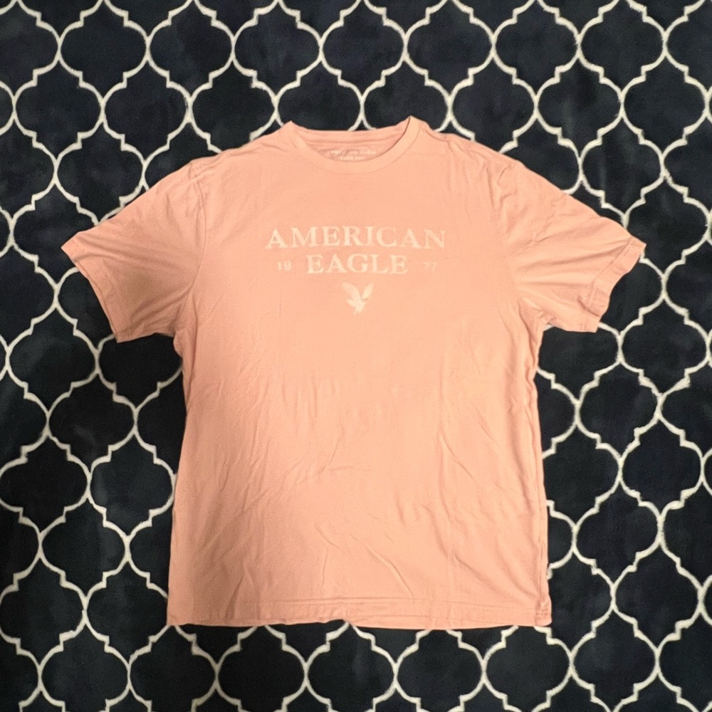 Salmon American Eagle shirt